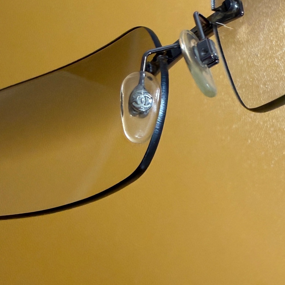 Silver Rimless Sunglasses - Picture 6 of 6